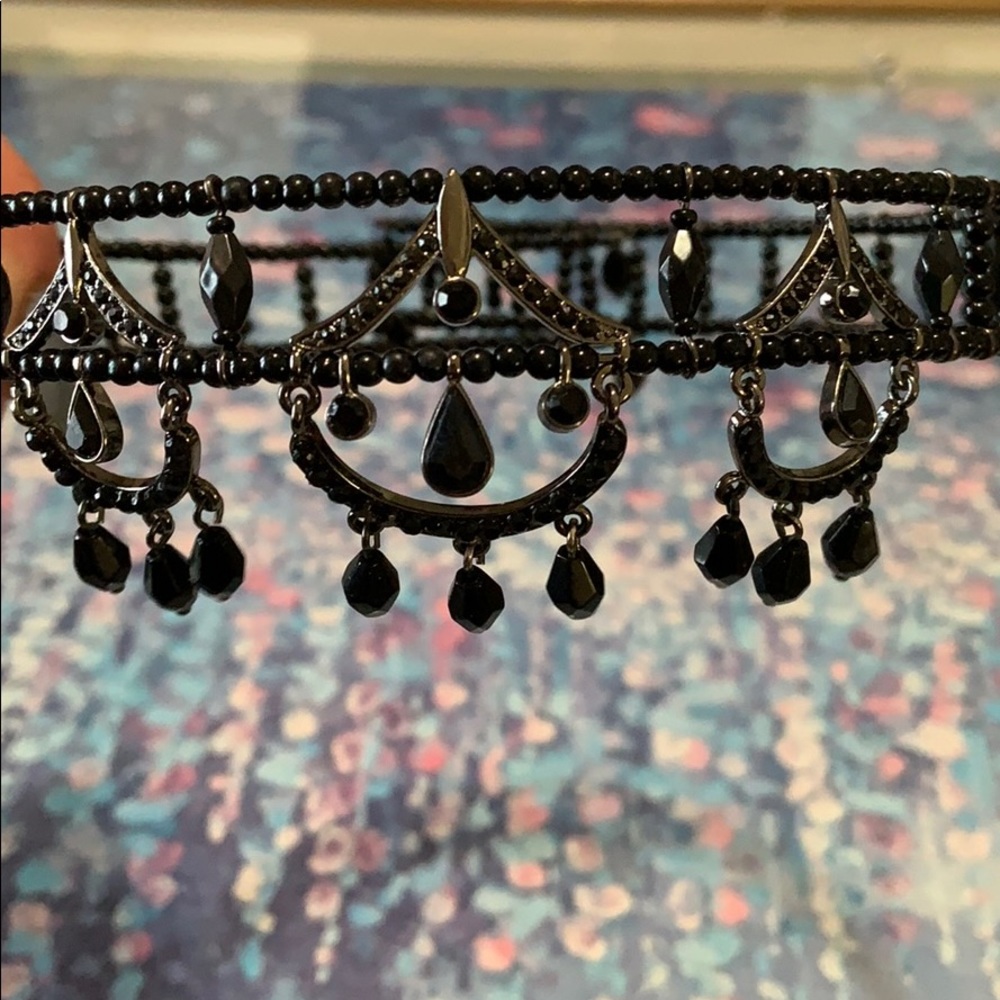 Beautiful beaded neck choker